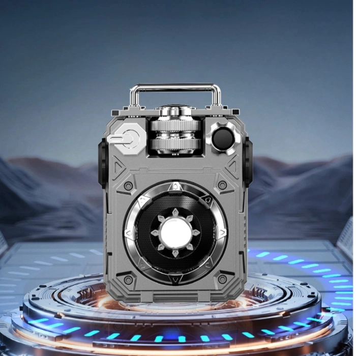 Taşınabilir Bluetooth Hoparlör Mecha Tasarım Kablosuz Subwoofer Bas Güçlü Ses Speaker