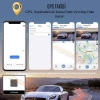170° Ultra Geniş Açı 4K UHD Wi-Fi Ön ve Arka Araç Kamerası | G-Sensörlü Gece Görüşlü Dikiz Aynası Kamera | Park Modu, GPS Destekli (2025) + Hafıza Kartı Hediyeli
