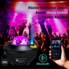 Galaxy Projektör Bluetooth Hoparlör Kuzey Işıkları Gece Lambası Kumandalı LED Projeksiyon Lambası