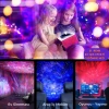 Galaxy Projektör Bluetooth Hoparlör Kuzey Işıkları Gece Lambası Kumandalı LED Projeksiyon Lambası