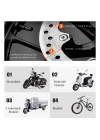 Trend Store Alarmlı Disk Fren Kilidi Motosiklet Scooter Bisiklet ATV İçin Sesli Güvenlik Alarmı