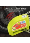Trend Store Alarmlı Disk Fren Kilidi Motosiklet Scooter Bisiklet ATV İçin Sesli Güvenlik Alarmı