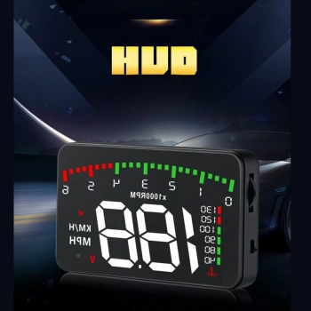 3.5 İnç HUD Head Up Display OBD2 Dijital Araç Hız Göstergesi Ön Cam Projektörü