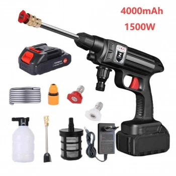 Trend Store Kablosuz Yüksek Basınçlı 100W 10000 mAHh Şarjlı Su Tabancası Taşınabilir Araba Yıkama Sulama İlaçlama Makinası