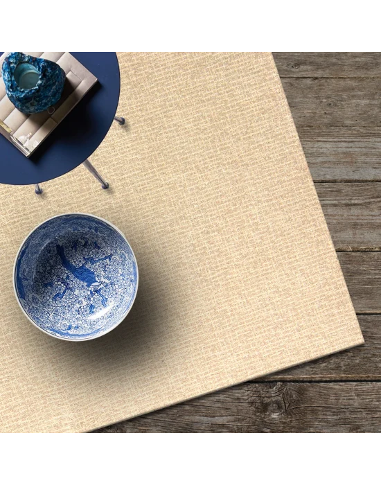 LOTTO HALI 0052 Hav Toz Vermez Modern Sade Desenli Makine Halısı