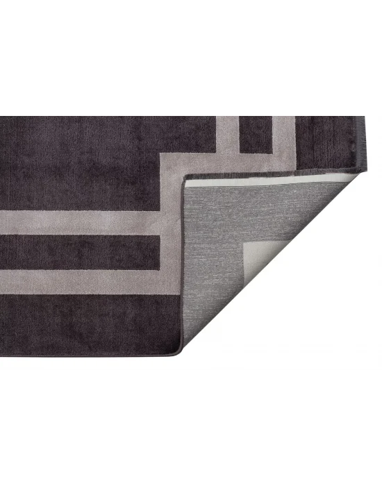 LUGANO HALI 0009 Art Deco Modern Bordürlü Yüksek Kalite Sık Dokuma Salon Halısı