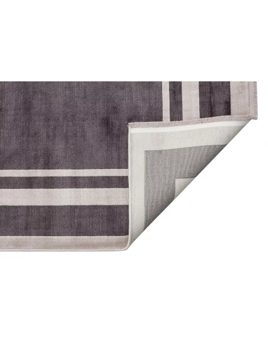 LUGANO HALI 0045 Art Deco Modern Bordürlü Yüksek Kalite Sık Dokuma Salon Halısı