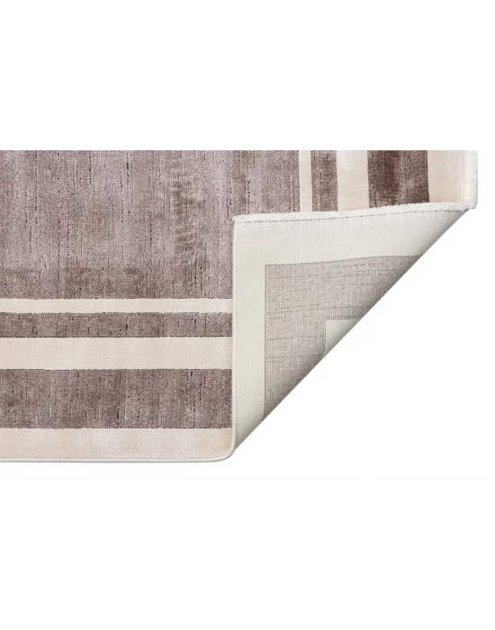 LUGANO HALI 0059 Art Deco Modern Bordürlü Yüksek Kalite Sık Dokuma Salon Halısı