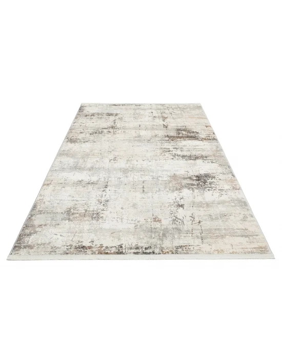 LAGOS HALI 0003 Hav Toz Vermez Eskitme Desenli Modern Makine Halısı