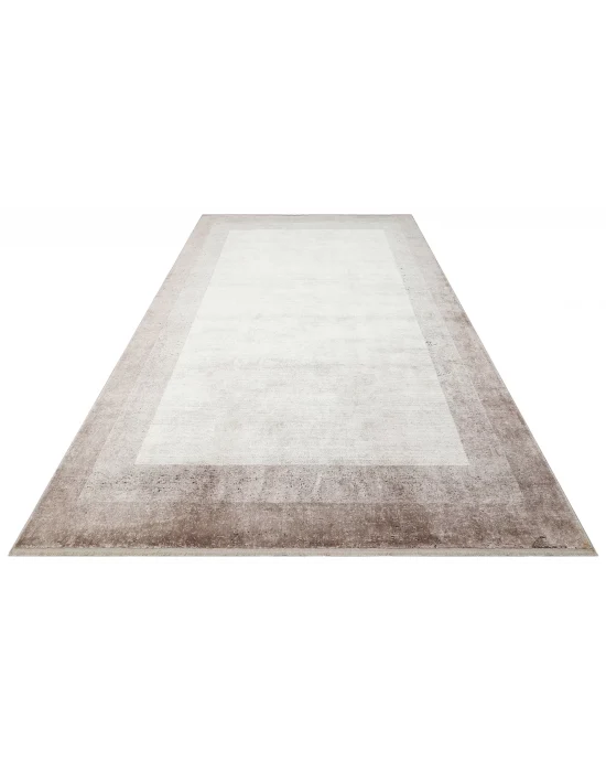 LUGANO HALI 0190 Art Deco Modern Bordürlü Yüksek Kalite Sık Dokuma Salon Halısı