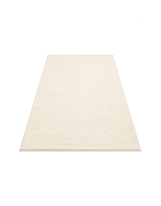 Jade Basketweave Cream Naturel Kazak Örgü Desenli El Dokuma Örgü Halı