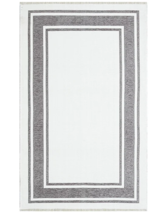 NOA KILIM 0256 Hav Toz Vermez Yıkanabilir Çift Taraflı İnce Modern İskandinav Kilim