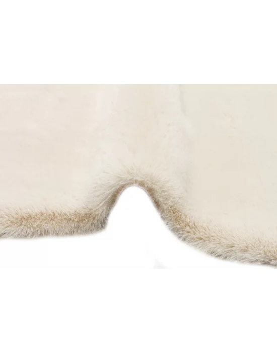 MOLLIS POST 0006 Yumuşak Dokulu Uzun Tüylü Yıkanabilir Tavşan Postu