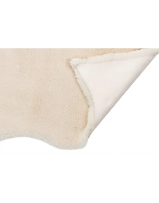 MOLLIS POST 0006 Yumuşak Dokulu Uzun Tüylü Yıkanabilir Tavşan Postu