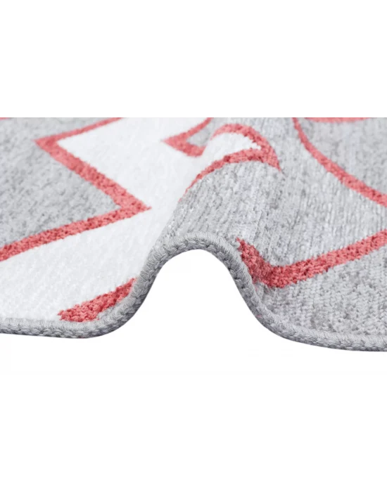 NOA KILIM 0242 Yıkanabilir Çift Taraflı Yumuşak Dokulu İnce Çocuk-Bebek Odası Halısı