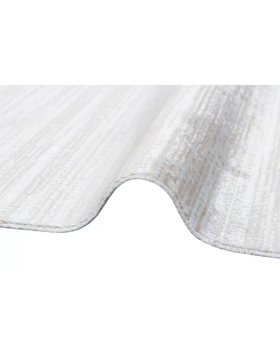 SATEEN HALI 0227 Hav Toz Vermez Yıkanabilir Kaymaz İnce Dokuma Modern Halı