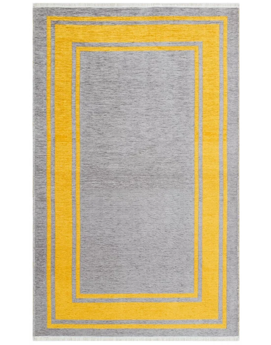 NOA KILIM 0249 Hav Toz Vermez Yıkanabilir Çift Taraflı İnce Modern İskandinav Kilim