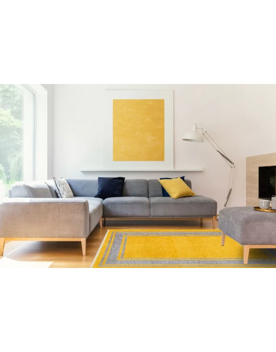 NOA KILIM 0249 Hav Toz Vermez Yıkanabilir Çift Taraflı İnce Modern İskandinav Kilim