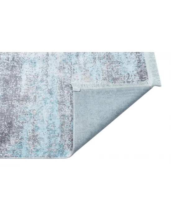 SATEEN HALI 0270 Hav Toz Vermez Yıkanabilir Kaymaz İnce Dokuma Modern Halı