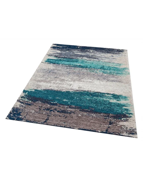 SMART HALI 0457 Kolay Kullanımlı Çok Renkli Modern İnce Dokuma Halı