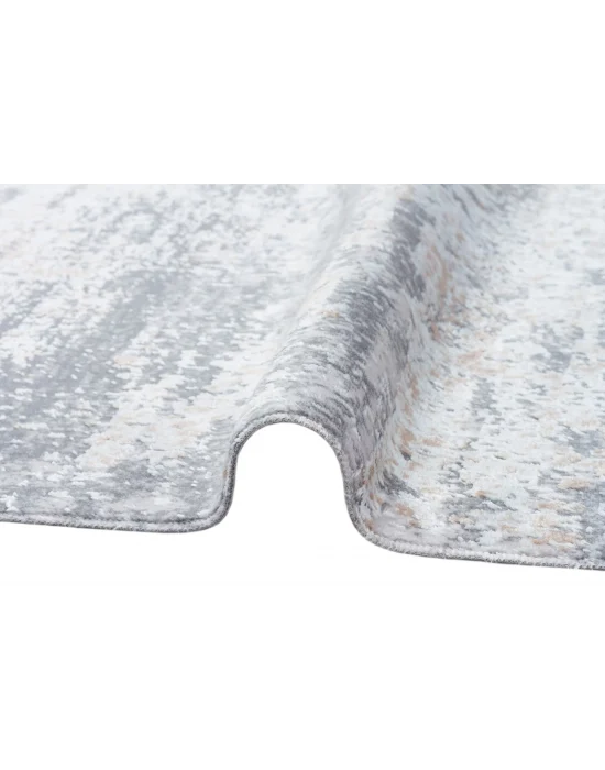 SATEEN HALI 0097 Hav Toz Vermez Yıkanabilir Kaymaz İnce Dokuma Modern Halı