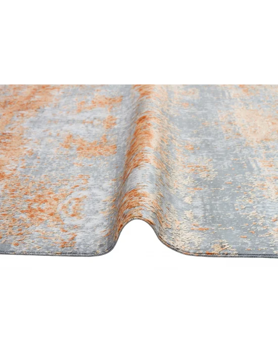 SATEEN HALI 0216 Hav Toz Vermez Yıkanabilir Kaymaz İnce Dokuma Modern Halı