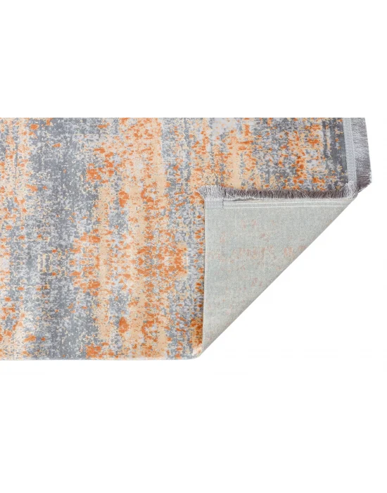 SATEEN HALI 0216 Hav Toz Vermez Yıkanabilir Kaymaz İnce Dokuma Modern Halı