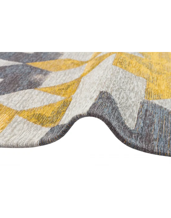 SMART HALI 0519 Kolay Kullanımlı Çok Renkli Modern İnce Dokuma Halı