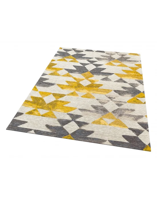 SMART HALI 0519 Kolay Kullanımlı Çok Renkli Modern İnce Dokuma Halı