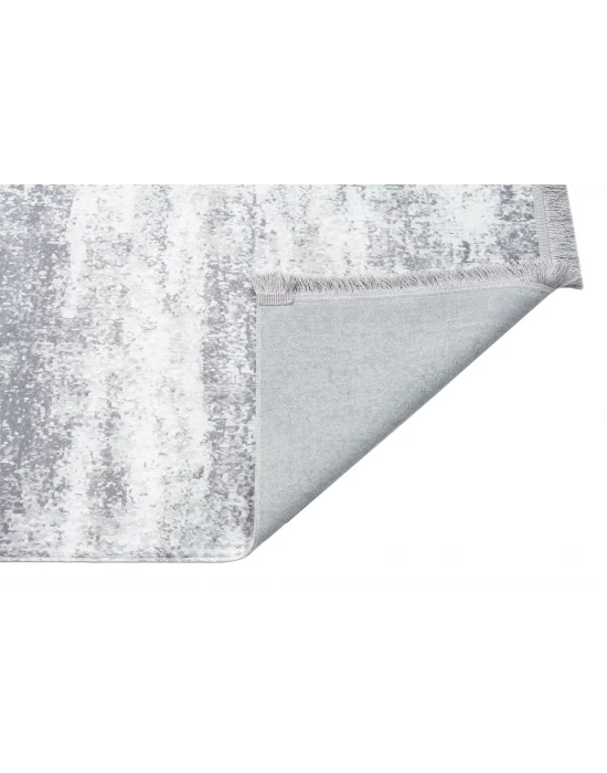 SATEEN HALI 0184 Hav Toz Vermez Yıkanabilir Kaymaz İnce Dokuma Modern Halı