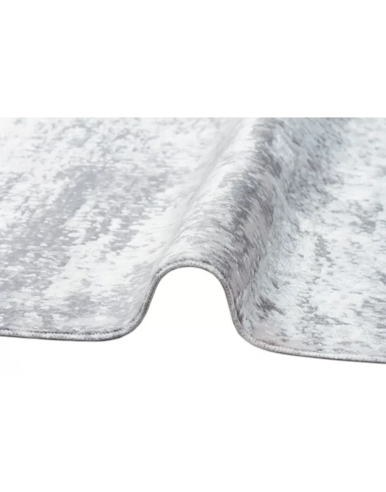 SATEEN HALI 0184 Hav Toz Vermez Yıkanabilir Kaymaz İnce Dokuma Modern Halı