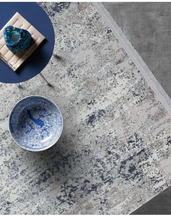 SATEEN HALI 0300 Hav Toz Vermez Yıkanabilir Kaymaz İnce Dokuma Modern Halı