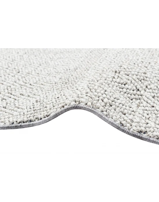 Soho Sh 01 Grey Hav Vermeyen Özel Ipler Ile Üretilen Etnik Örgü Desenlere Sahip Makine Halısı