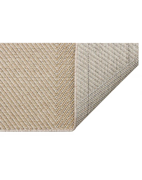 Soho Sh 08 Beige Hav Vermeyen Özel Ipler Ile Üretilen Etnik Örgü Desenlere Sahip Makine Halısı