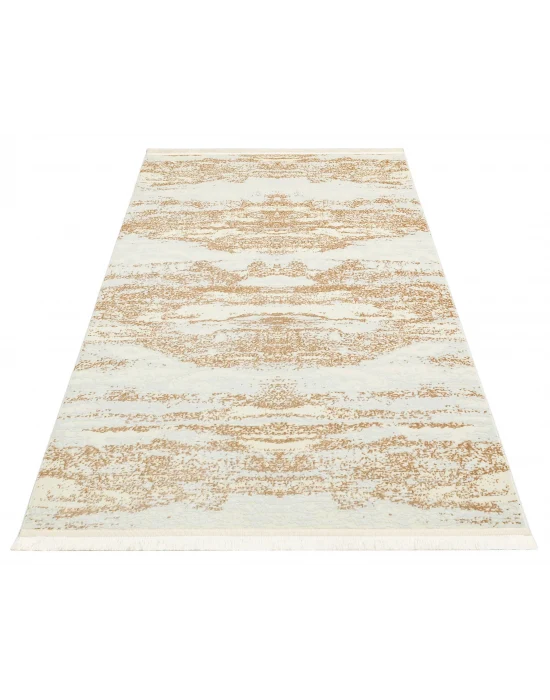 SATEEN HALI 0350 Hav Toz Vermez Yıkanabilir Kaymaz İnce Dokuma Modern Halı