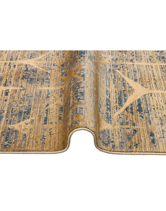 VERONA DYED HALI 0193 Overdyed Kolay Kullanımlı Yumuşak İpeksi Tuşeli Yüksek Alçak Oymalı Modern İnce Makine Halısı