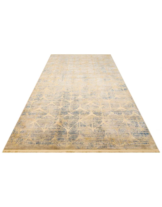 VERONA DYED HALI 0193 Overdyed Kolay Kullanımlı Yumuşak İpeksi Tuşeli Yüksek Alçak Oymalı Modern İnce Makine Halısı