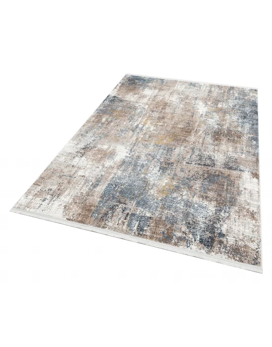 VERONA HALI 0371 Kolay Kullanımlı Yumuşak İpeksi Tuşeli Yüksek Alçak Oymalı Modern İnce Makine Halısı