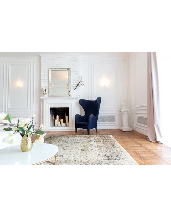 VERONA HALI 0385 Kolay Kullanımlı Yumuşak İpeksi Tuşeli Yüksek Alçak Oymalı Modern İnce Makine Halısı