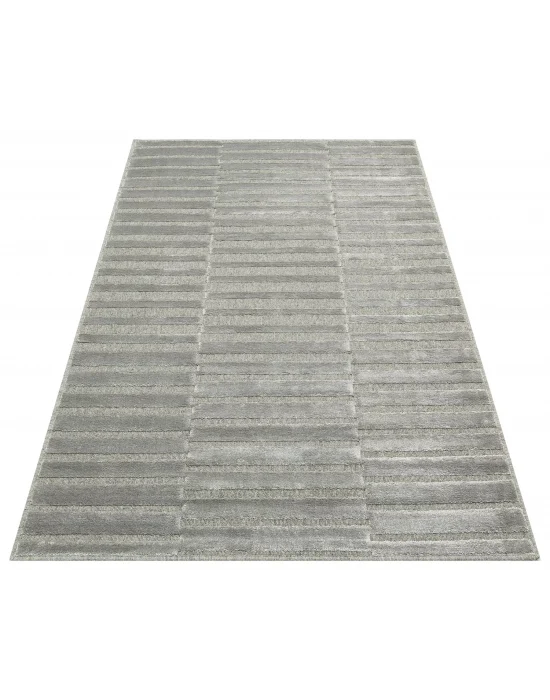 ZENITH HALI 0022 Yüksek Alçak Dokulu Naturel Yün ve Viskon Modern Dokuma Halı