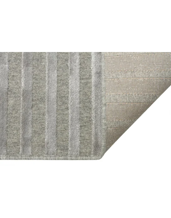 ZENITH HALI 0022 Yüksek Alçak Dokulu Naturel Yün ve Viskon Modern Dokuma Halı