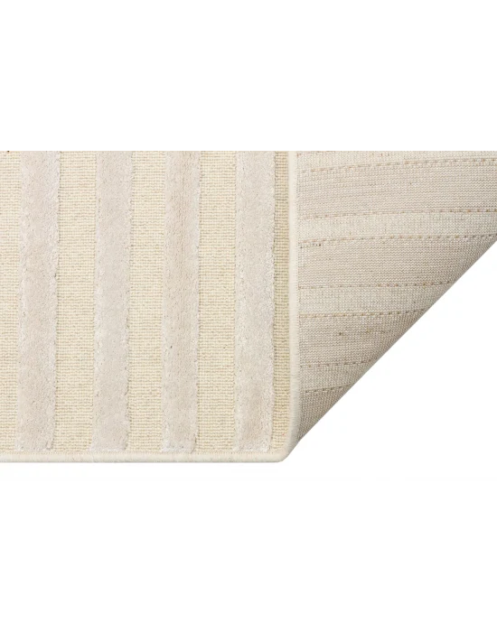 ZENITH HALI 0079 Yüksek Alçak Dokulu Naturel Yün ve Viskon Modern Dokuma Halı