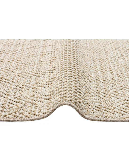 Soho Sh 01 Beige Hav Vermeyen Özel Ipler Ile Üretilen Etnik Örgü Desenlere Sahip Makine Halısı