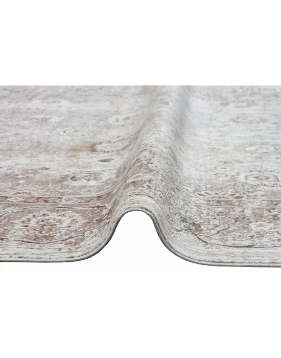 VERONA HALI 0402 Kolay Kullanımlı Yumuşak İpeksi Tuşeli Yüksek Alçak Oymalı Modern İnce Makine Halısı