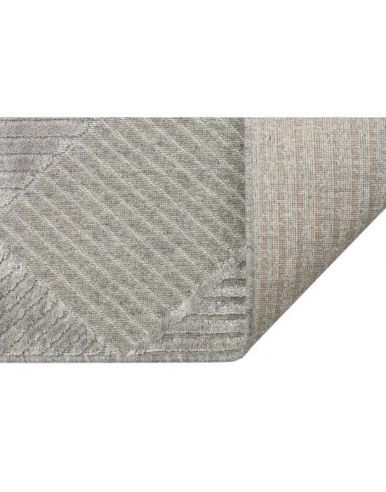 ZENITH HALI 0005 Yüksek Alçak Dokulu Naturel Yün ve Viskon Modern Dokuma Halı