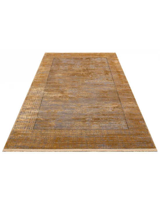 FRESCO DYED HALI 0057 Overdyed Yüksek Alçak Dokulu Özel Işıltılı Yüksek Kaliteli Sık Dokuma Modern Salon Halısı