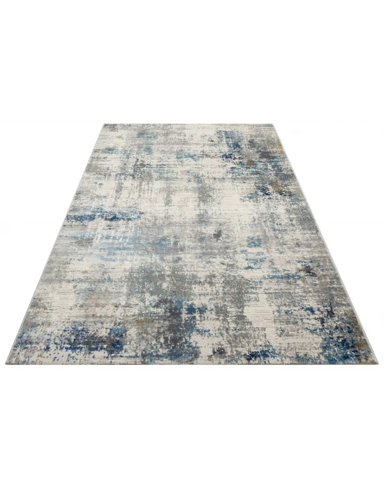 LAGOS HALI 0046 Hav Toz Vermez Eskitme Desenli Modern Makine Halısı