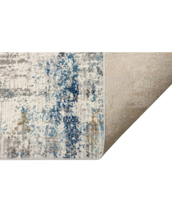 LAGOS HALI 0046 Hav Toz Vermez Eskitme Desenli Modern Makine Halısı