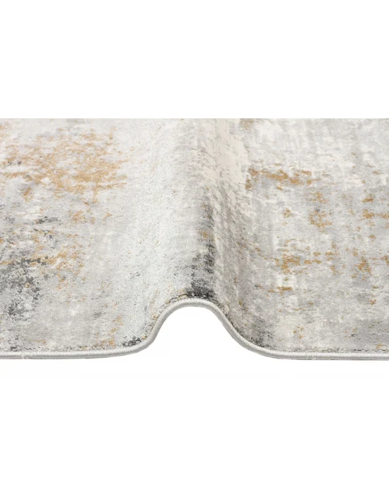 LAGOS HALI 0053 Hav Toz Vermez Eskitme Desenli Modern Makine Halısı