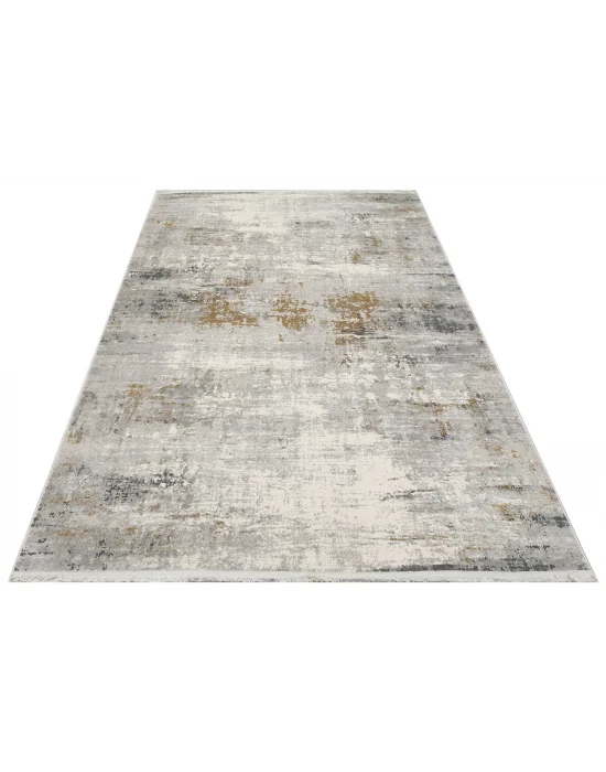 LAGOS HALI 0053 Hav Toz Vermez Eskitme Desenli Modern Makine Halısı